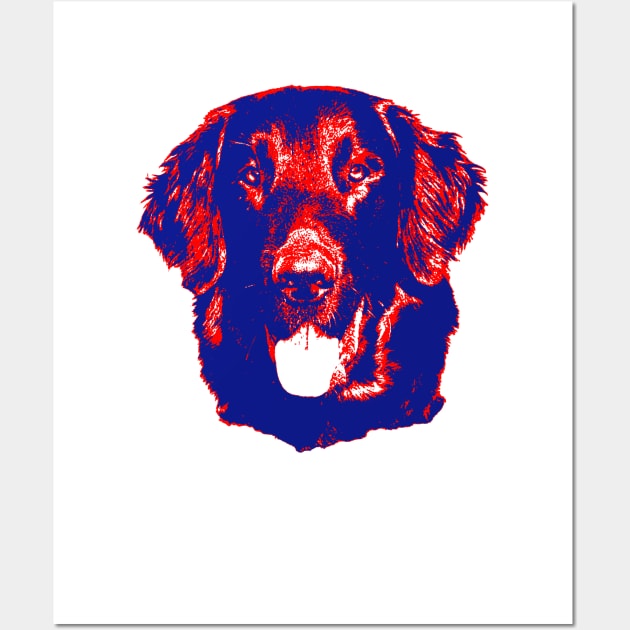 Flat-Coated Retriever Wall Art by childofthecorn